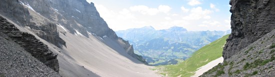 Panorama from pass