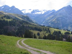 Descent towards Lauenen