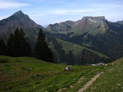 Col de Chaude from Linderrey