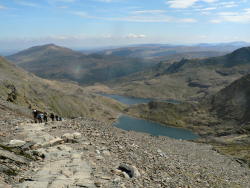 Pyg track on Snowdon
